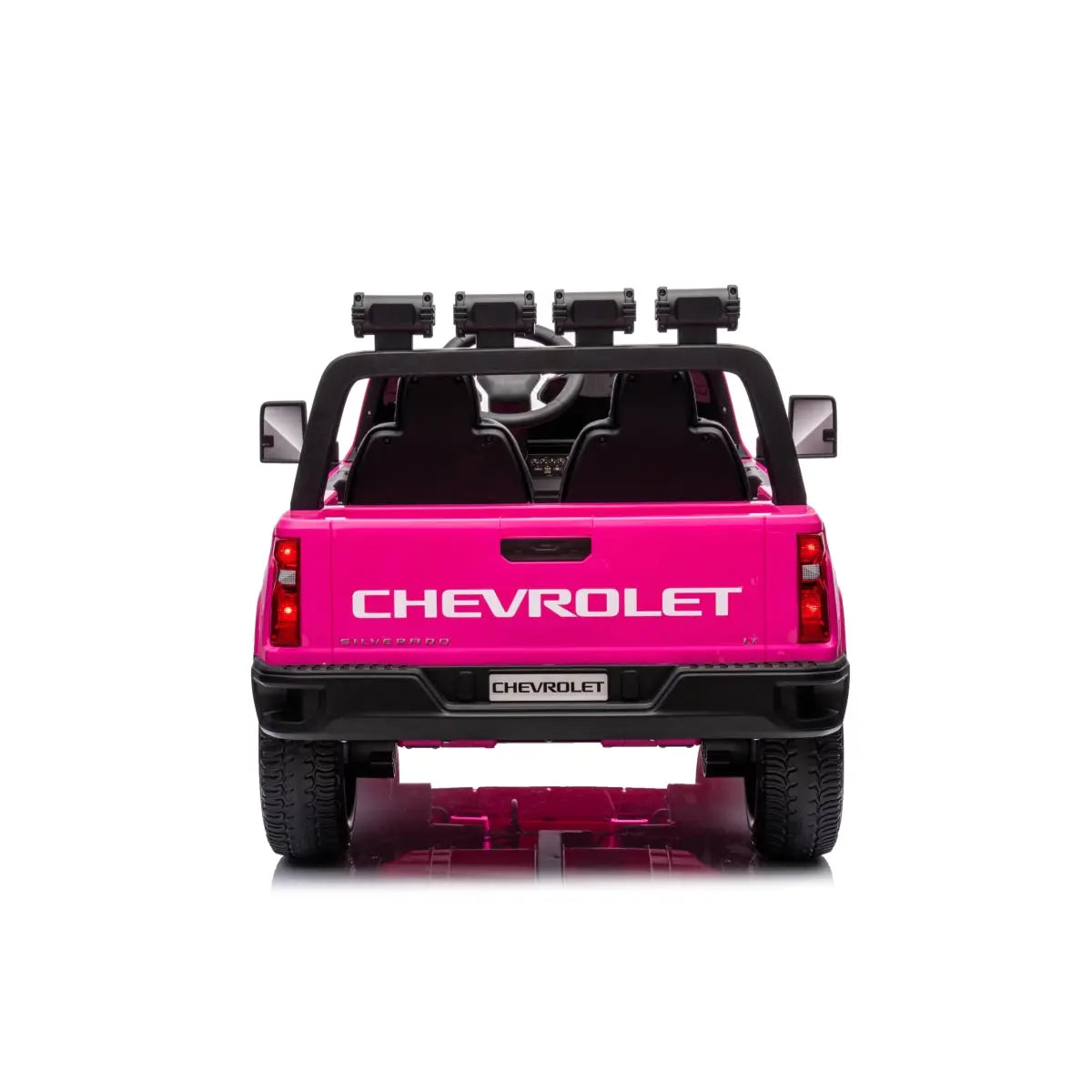 24V 4x4 Chevrolet Silverado 2 Seater Ride on Truck for Kids-2