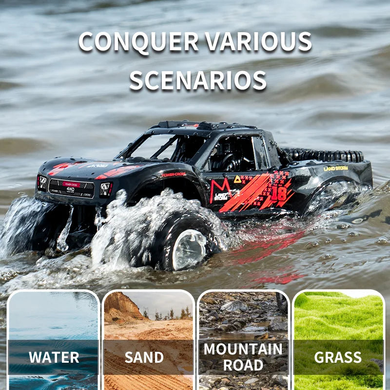 All-Terrain Remote Control Amphibious Monster Truck for Kids-3