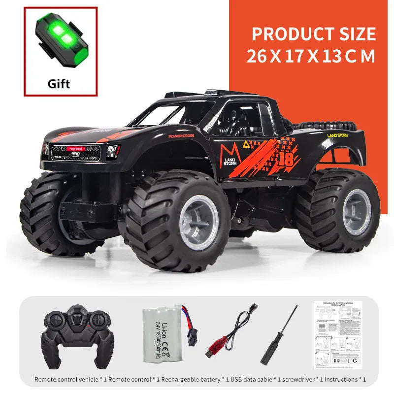 All-Terrain Remote Control Amphibious Monster Truck for Kids-5