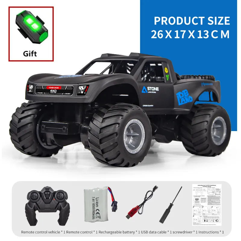 All-Terrain Remote Control Amphibious Monster Truck for Kids-6