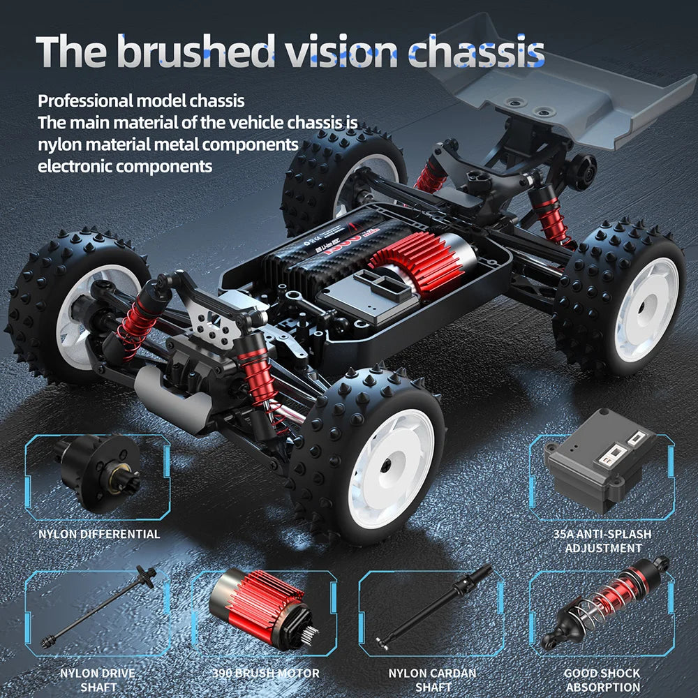 High-Speed S911PRO 1:16 4WD RC Drift Monster Truck-3