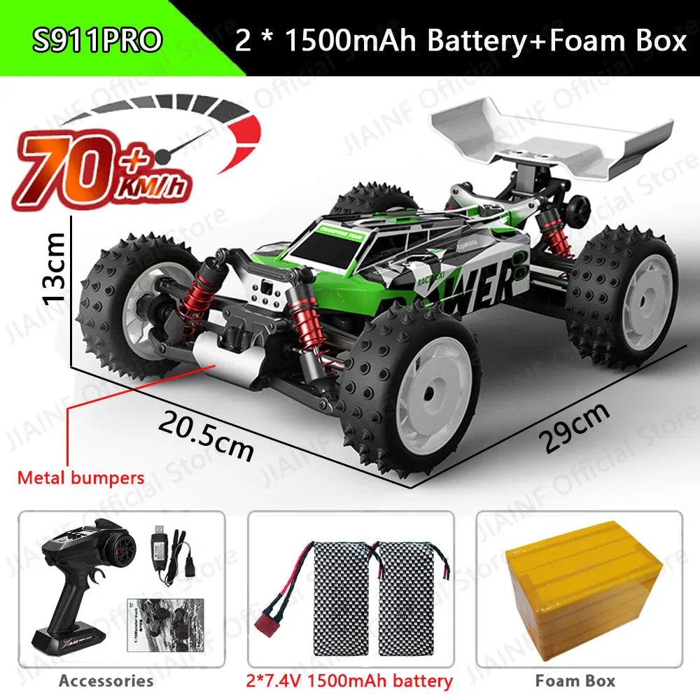 High-Speed S911PRO 1:16 4WD RC Drift Monster Truck-7