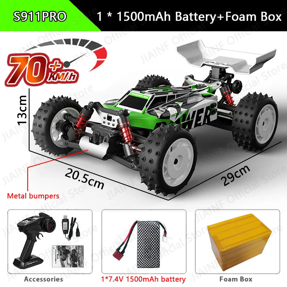 High-Speed S911PRO 1:16 4WD RC Drift Monster Truck-8